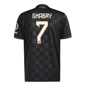 Billige Fotballdrakt Bayern Munich Serge Gnabry #7 Replika Tredjedrakt 2025-26 Kortermet